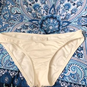 kate spade off white bathing suite bottoms 🌞